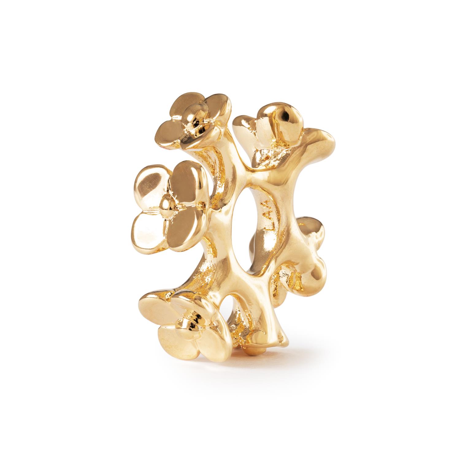 Trollbeads - Corona di Fiori placcato oro Ref. TGPBE-30001 - TROLLBEADS