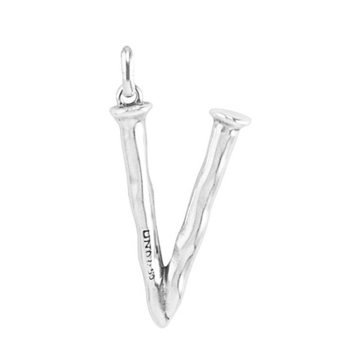 Lettera Alfabeto UNOde50 - Lettera V grande Ref. &nbsp;CHA0022MTL0000U - UNODE50