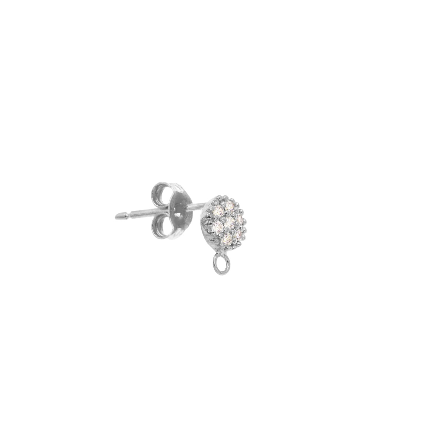 Orecchini in Oro 9 Kt e Zirconi  Ref. A0568B9 - FACCO