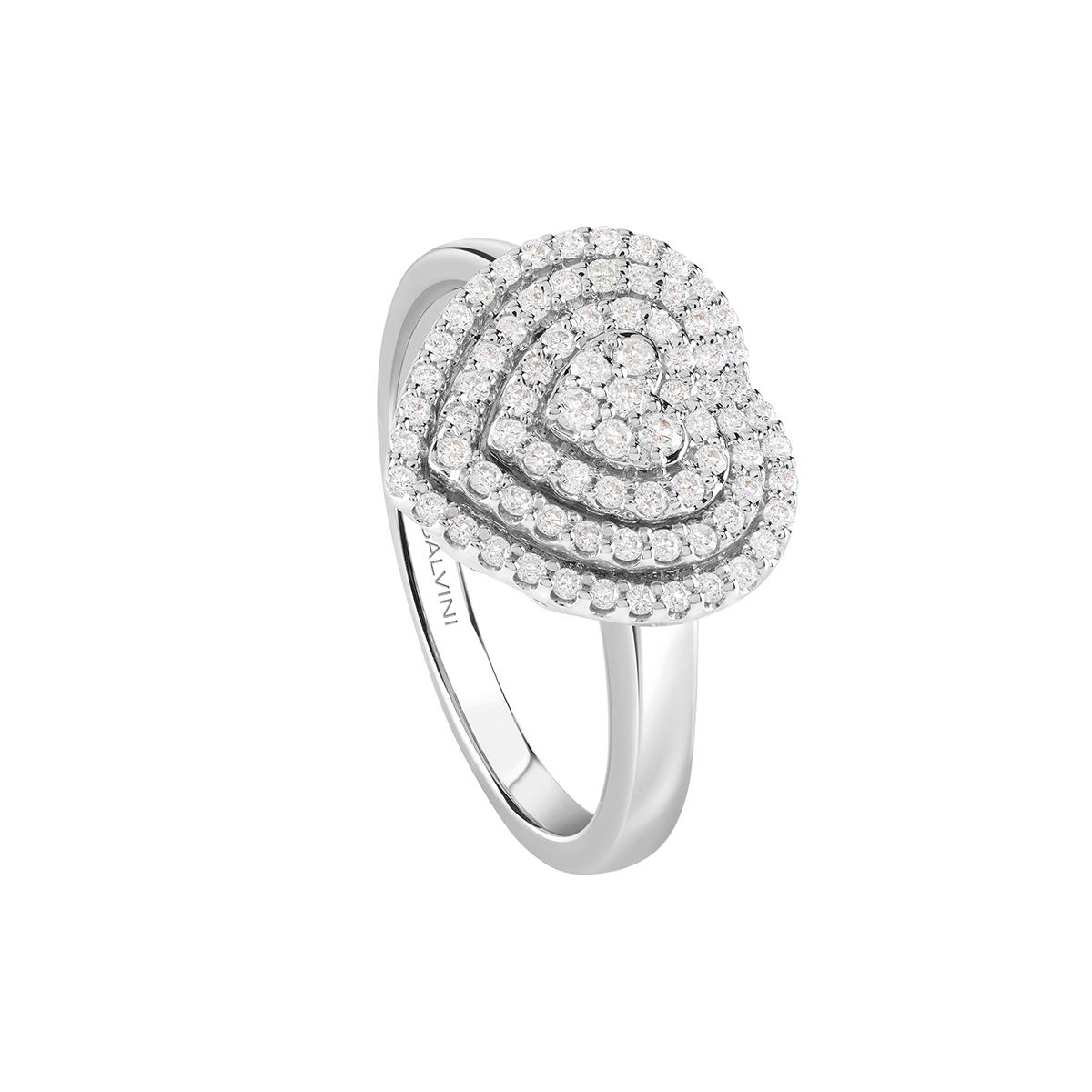 Anello Salvini - Cuore Bagliori Mis. 13 Ref. 20091613 - SALVINI