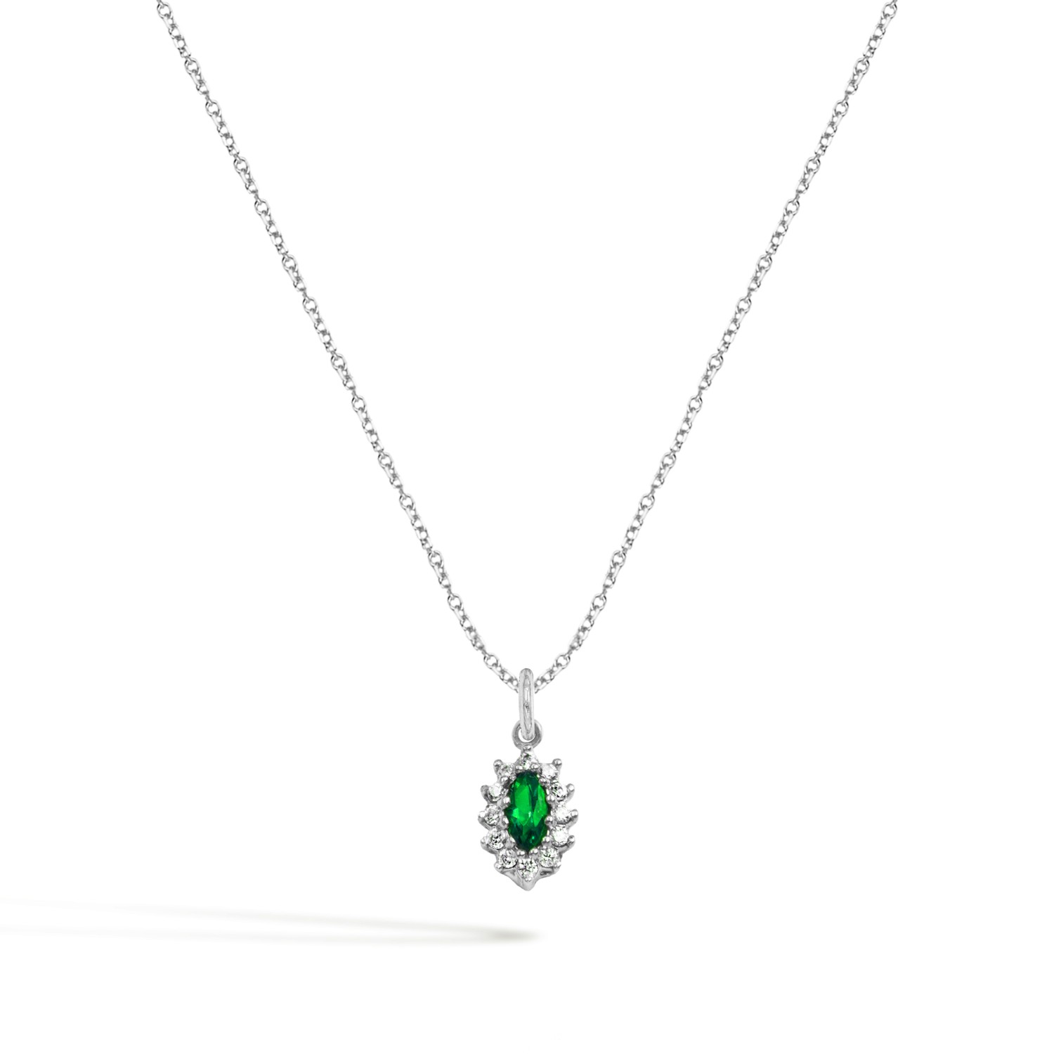 Collana GEMME in Oro 9 Kt e Zirconi  Ref. C0304B9 - FACCO
