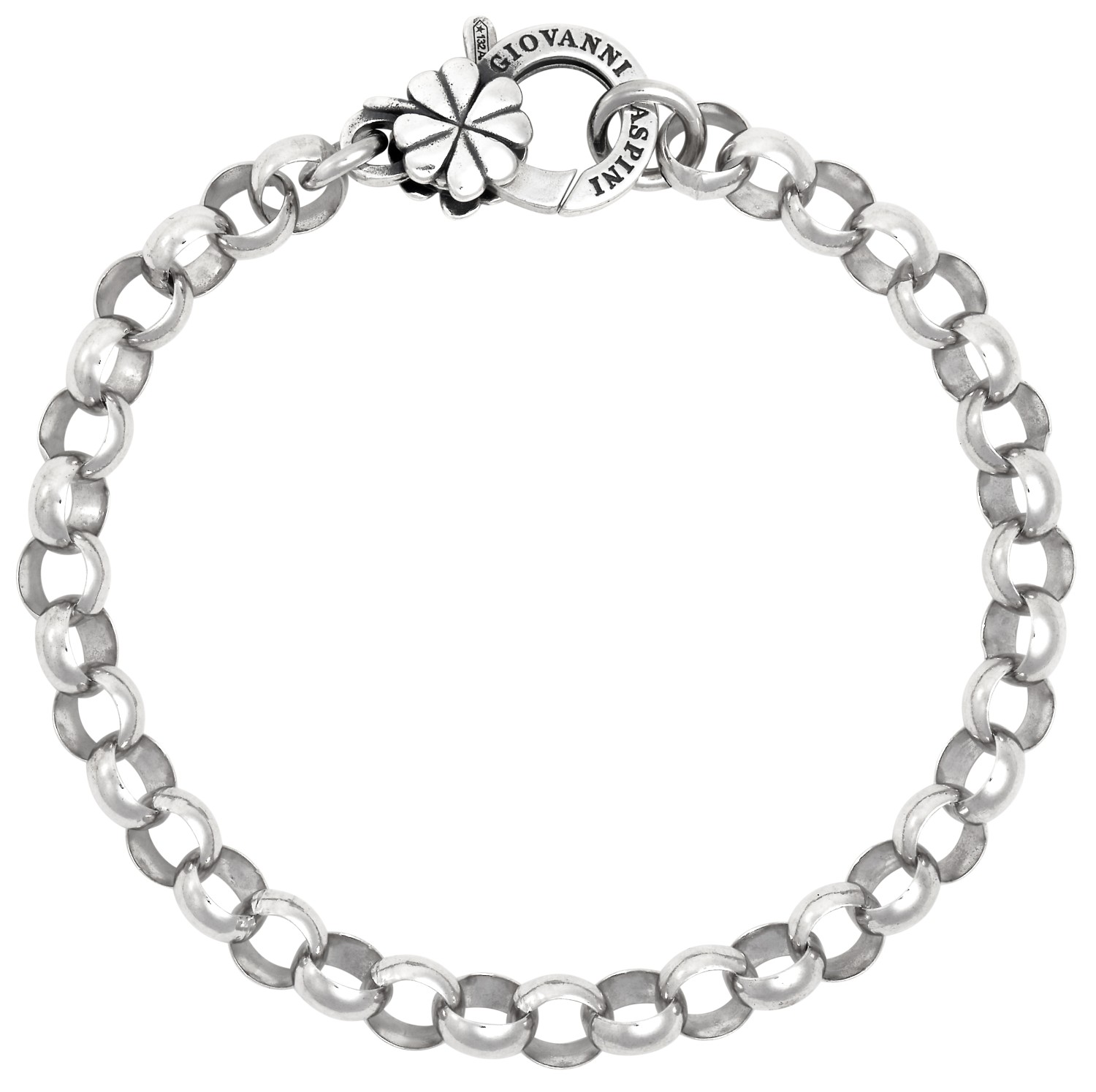 Giovanni Raspini - Bracciale Rolò Chiusura Quadrifoglio Ref. 12451 - GIOVANNI RASPINI