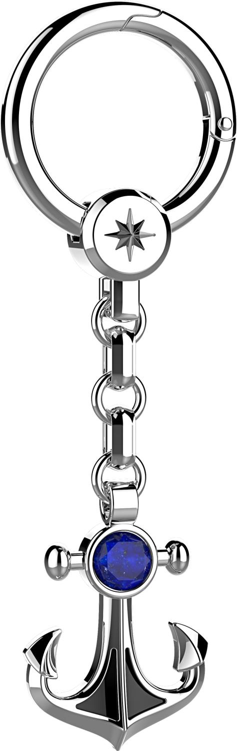 Portachiavi Zancan da uomo in Argento e Lapis Ref. EXP089-L - ZANCAN