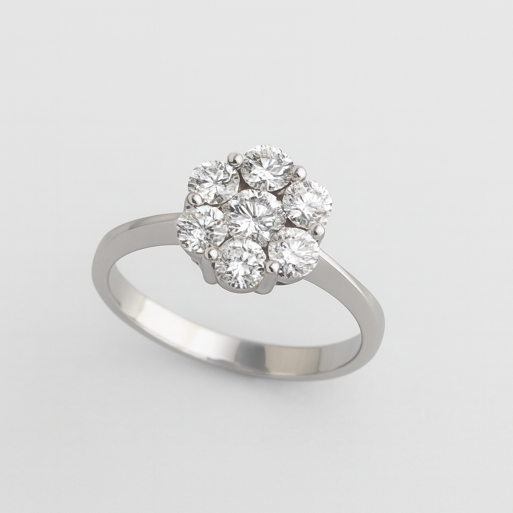 Anello Giorgio Visconti in Oro Bianco e Diamanti ABX12341 - GIORGIO VISCONTI