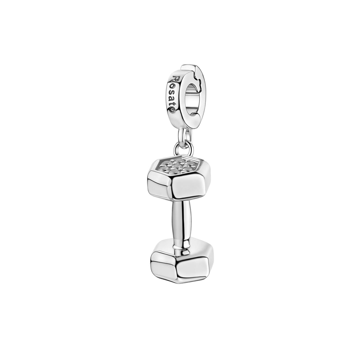Rosato - Charm STORIE argento 925/1000, rodio a forma di pesetto Ref. RZ268R - ROSATO