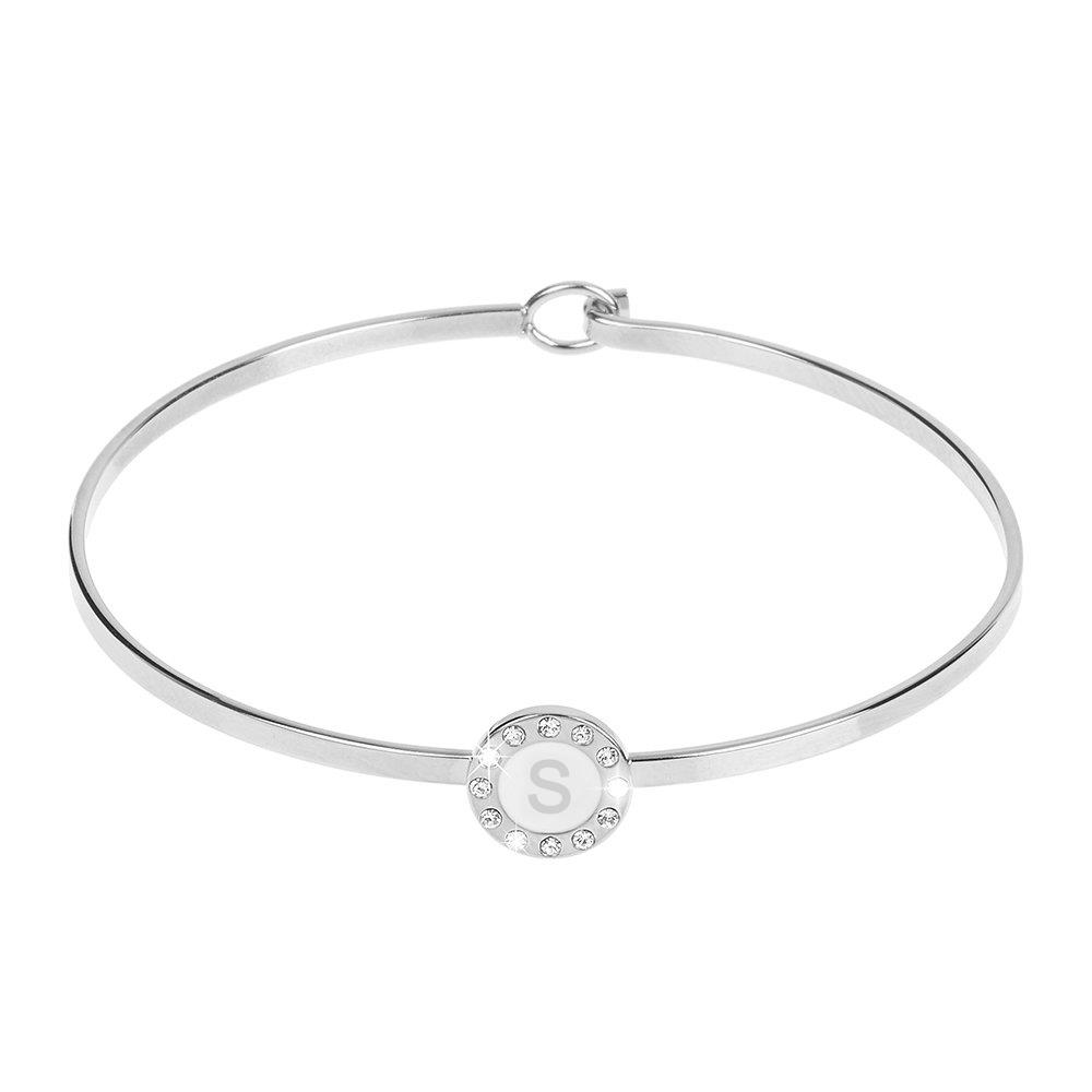 Bracciale Dvccio - Lettera S collezione Petit Tr&eacute;sors Ref. ZXBSCMICRO/W-S - DUCCIO