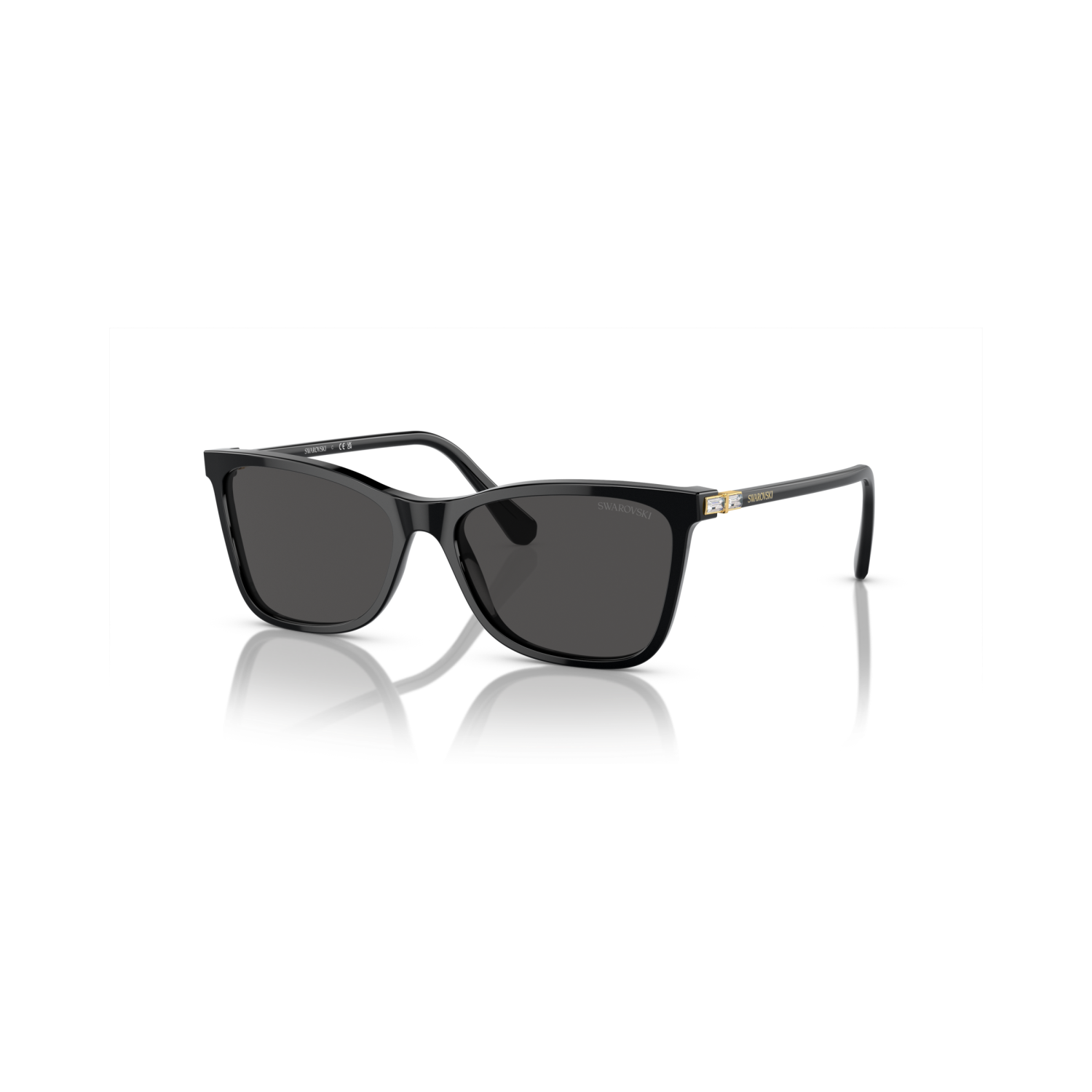 Swarovski - Occhiali da sole, Forma quadrata, SK6004, Neri Ref. 5679534 - SWAROVSKI