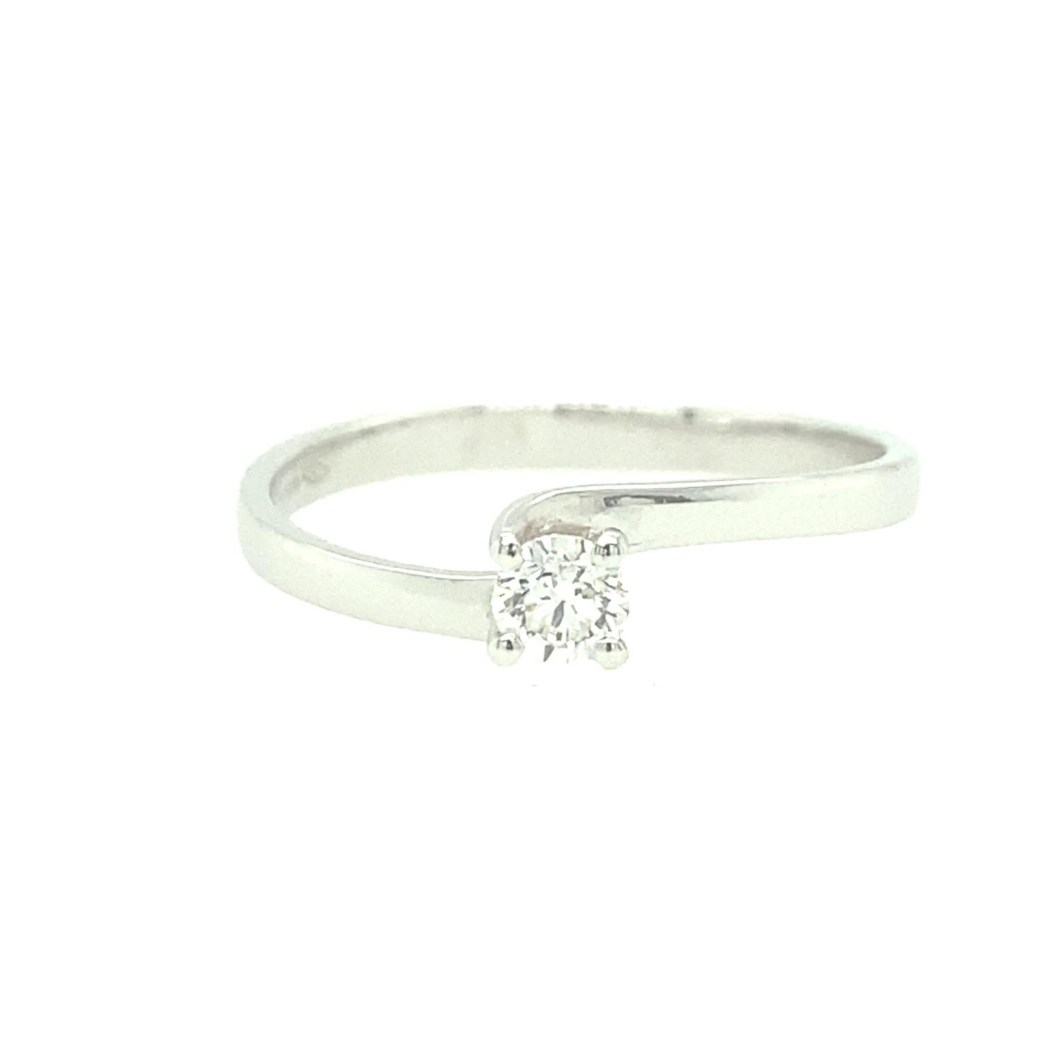 Anello Solitario - Valentine Diamante Bianchi Ct. 0,19 16959_IAN - FIDELA