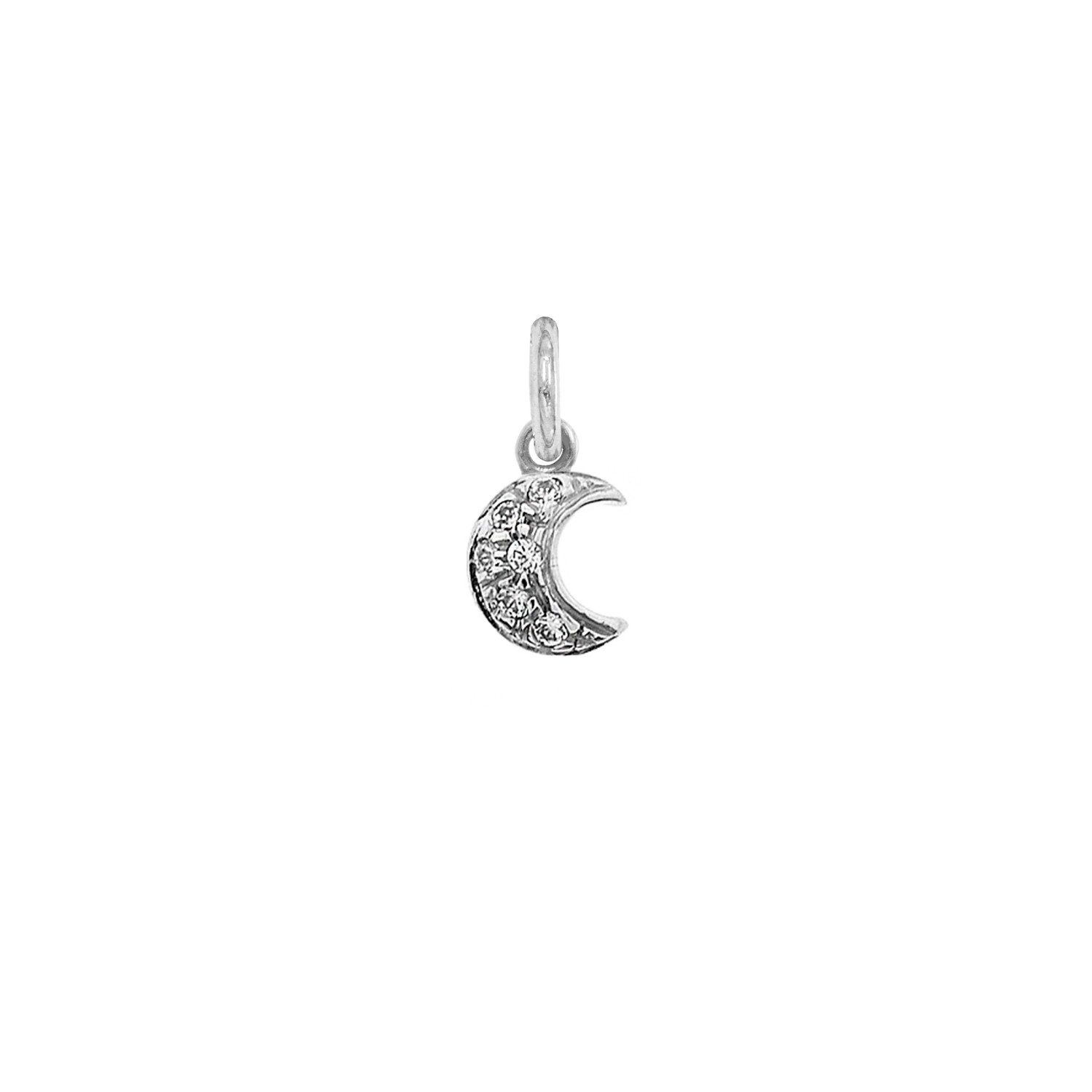 Charm Luna in Oro 9 Kt e Zirconi  Ref. A0142B9 - FACCO