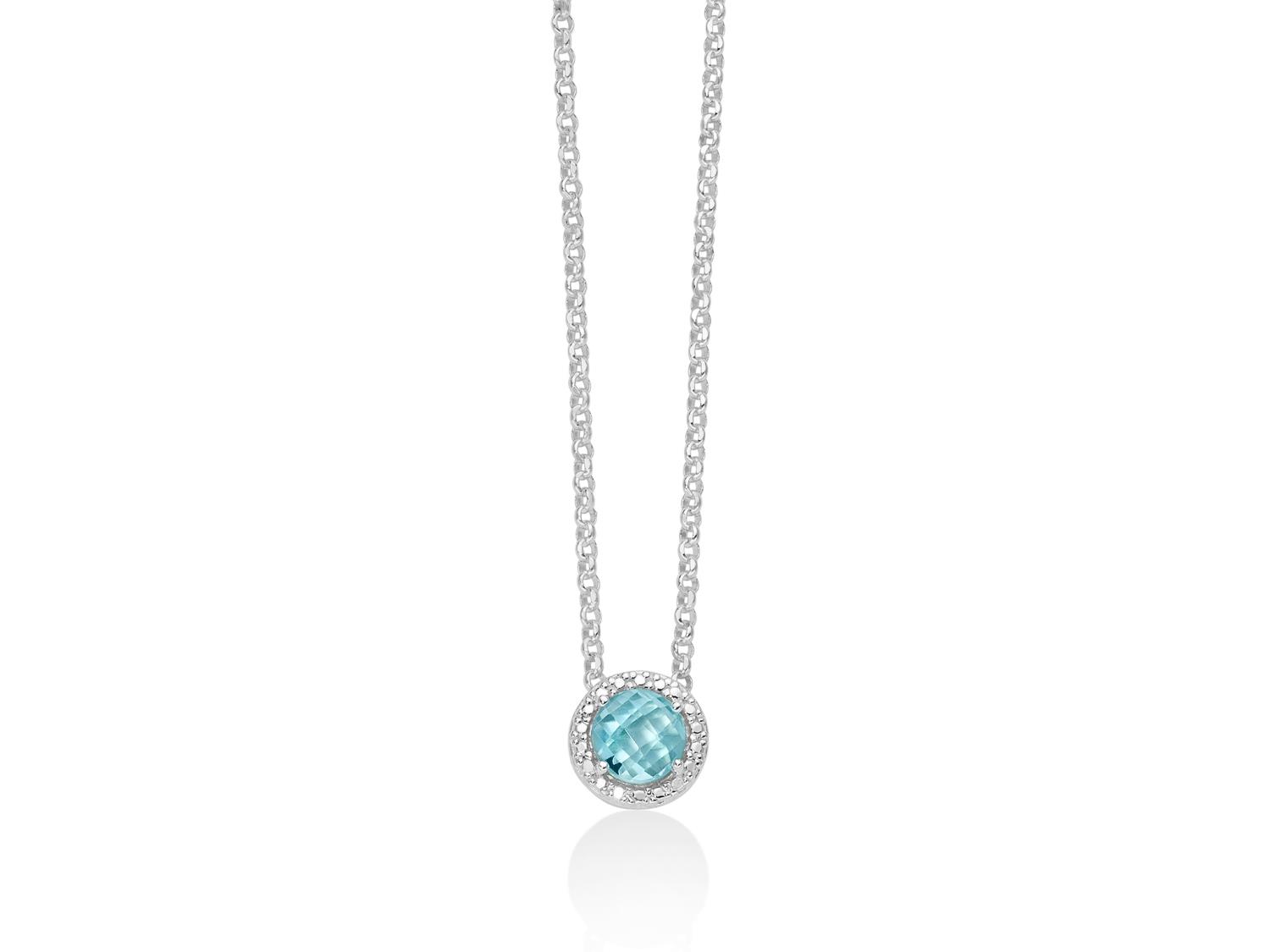 Collana Miluna Gemma del Cielo con Topazio Ref. CLD4368 - MILUNA