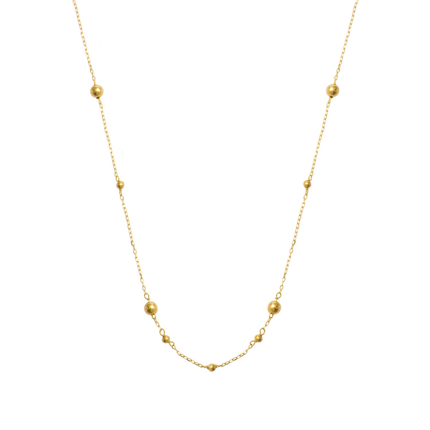 Collana Sfera in Oro Giallo Ref. 753600 - FACCO