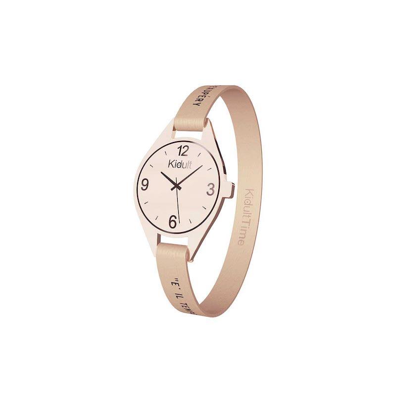 Gioielli Kidult - Bracciale in acciaio 316L e Pvd Ros&egrave; (57x43.5 mm) Ref. 731539S - KIDULT