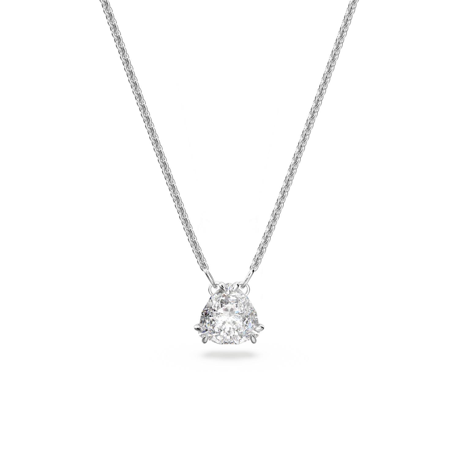 Swarovski - Pendente Millenia, Taglio Trilliant, Bianco, Placcato rodio Ref. 5628352 - SWAROVSKI