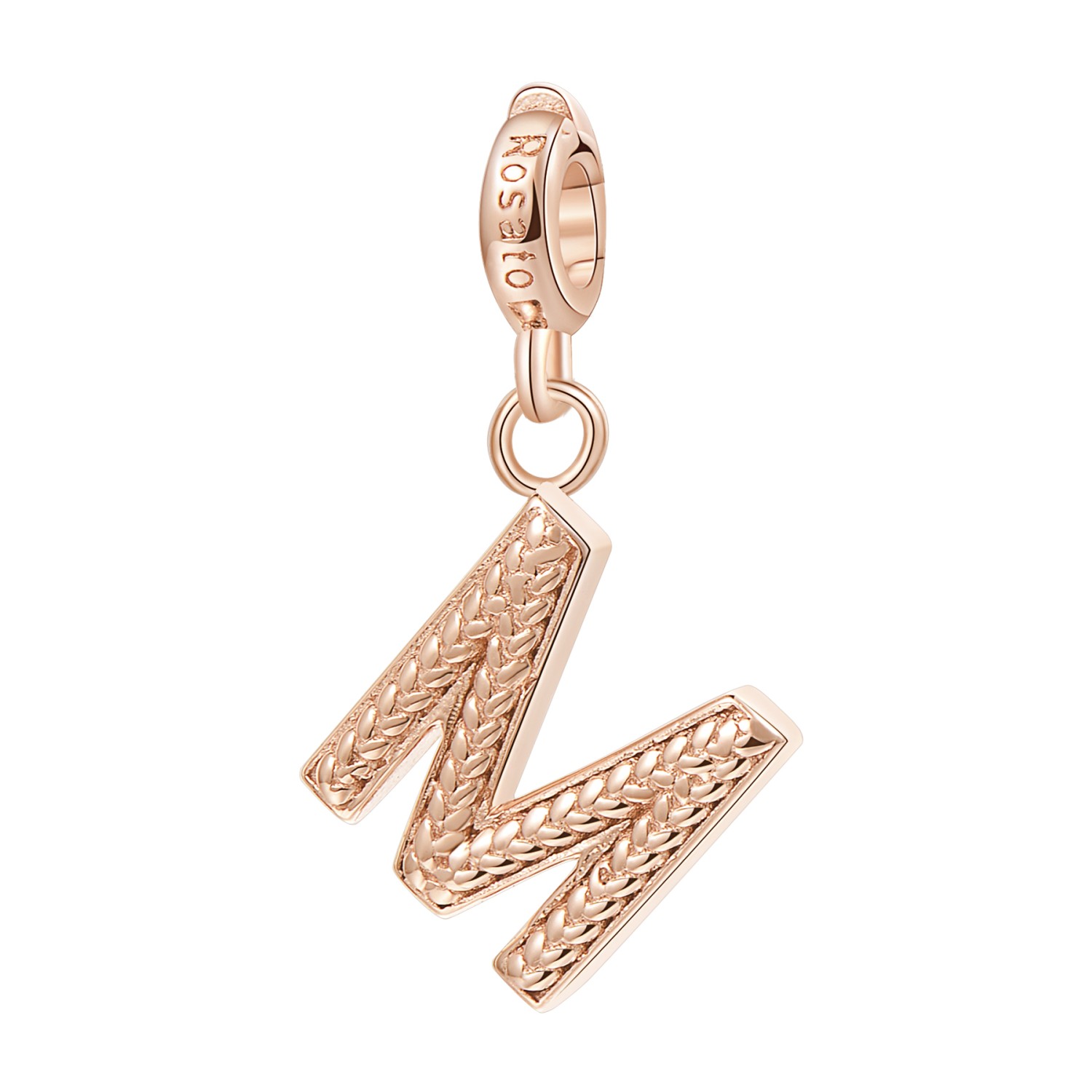 Charm Rosato - Lettera M Ref. RZ091 - ROSATO
