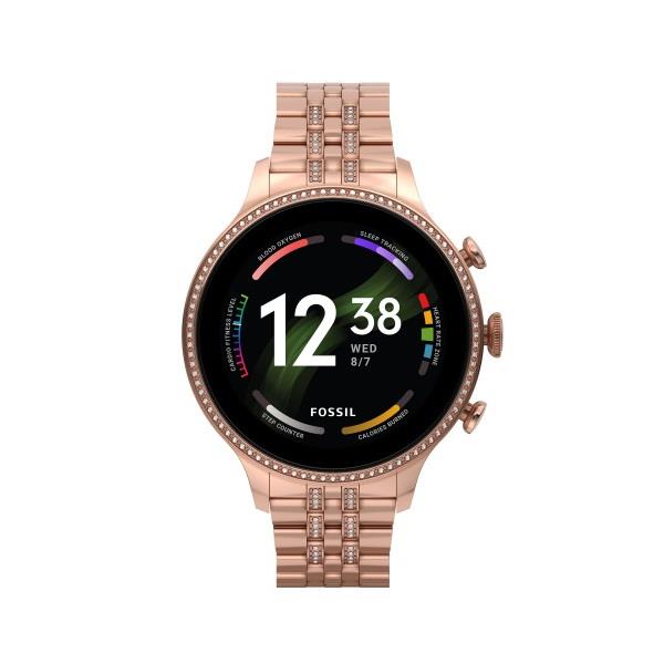 Smartwatch Fossil GEN 6 con bracciale in acciaio color oro rosa Ref. FTW6077 - FOSSIL