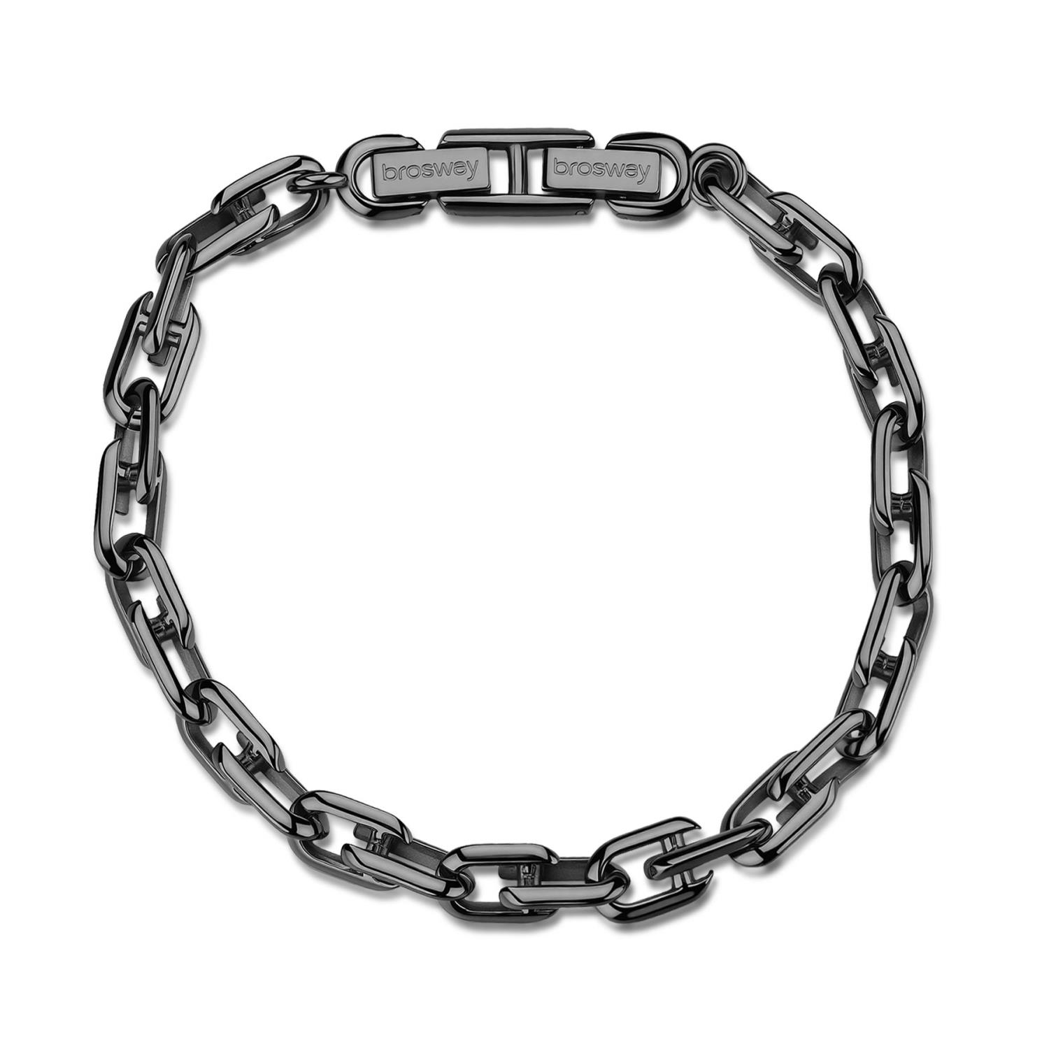 Brosway - Bracciale NEMESI in acciaio 316L, finitura pvd colore gun Ref. BNE13 - BROSWAY