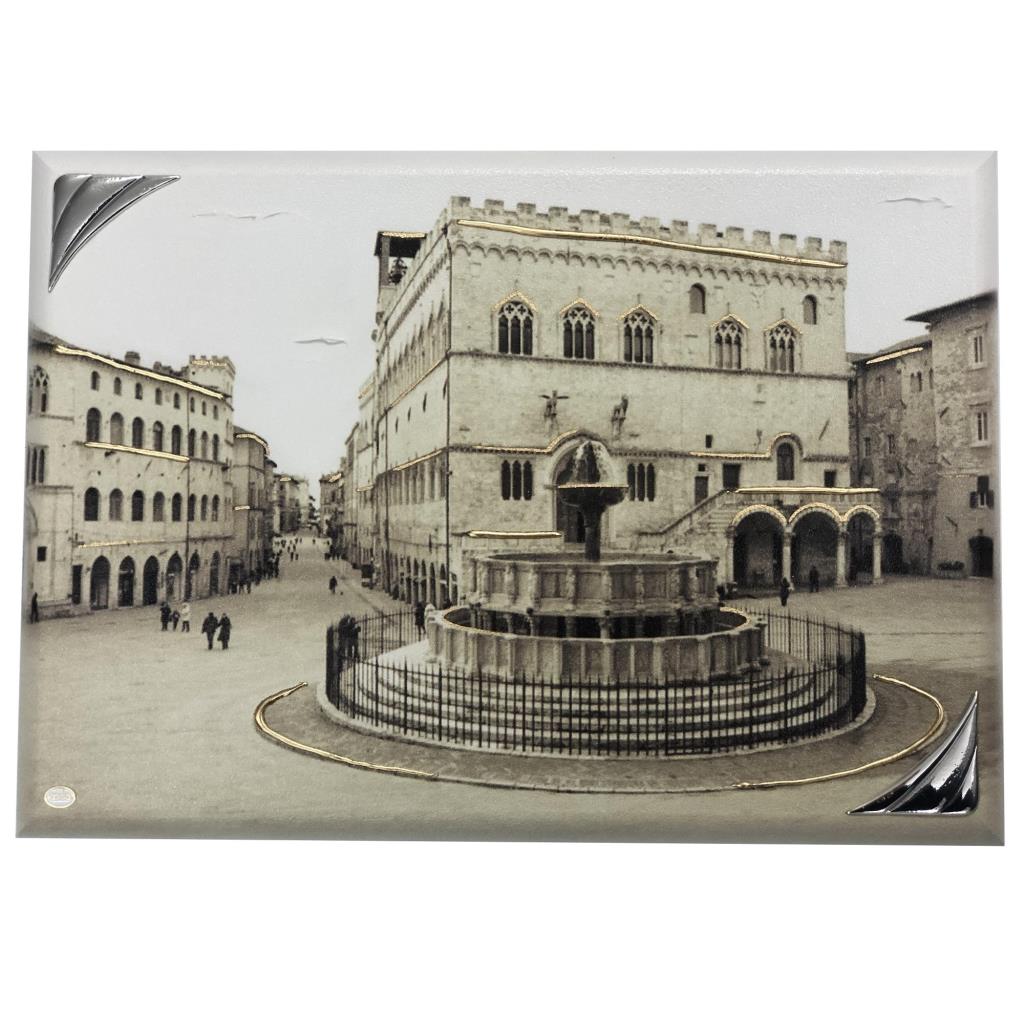 Quadro Vedute di Perugia - Piazza IV Novembre Ref. PERUGIA 4A - ACCA