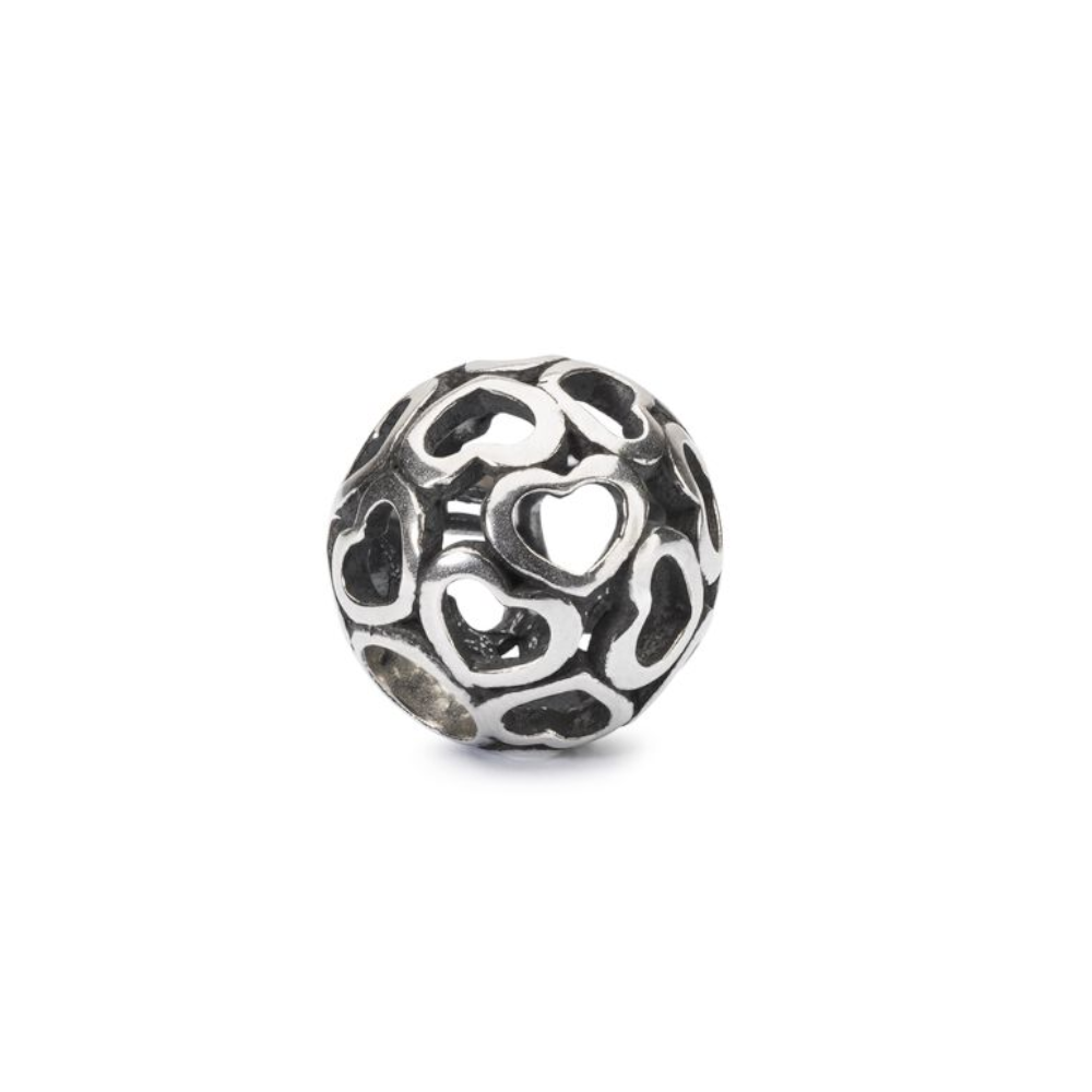 Trollbeads Bead in Argento - Coperta di Cuori Ref. TAGBE-10201 - TROLLBEADS