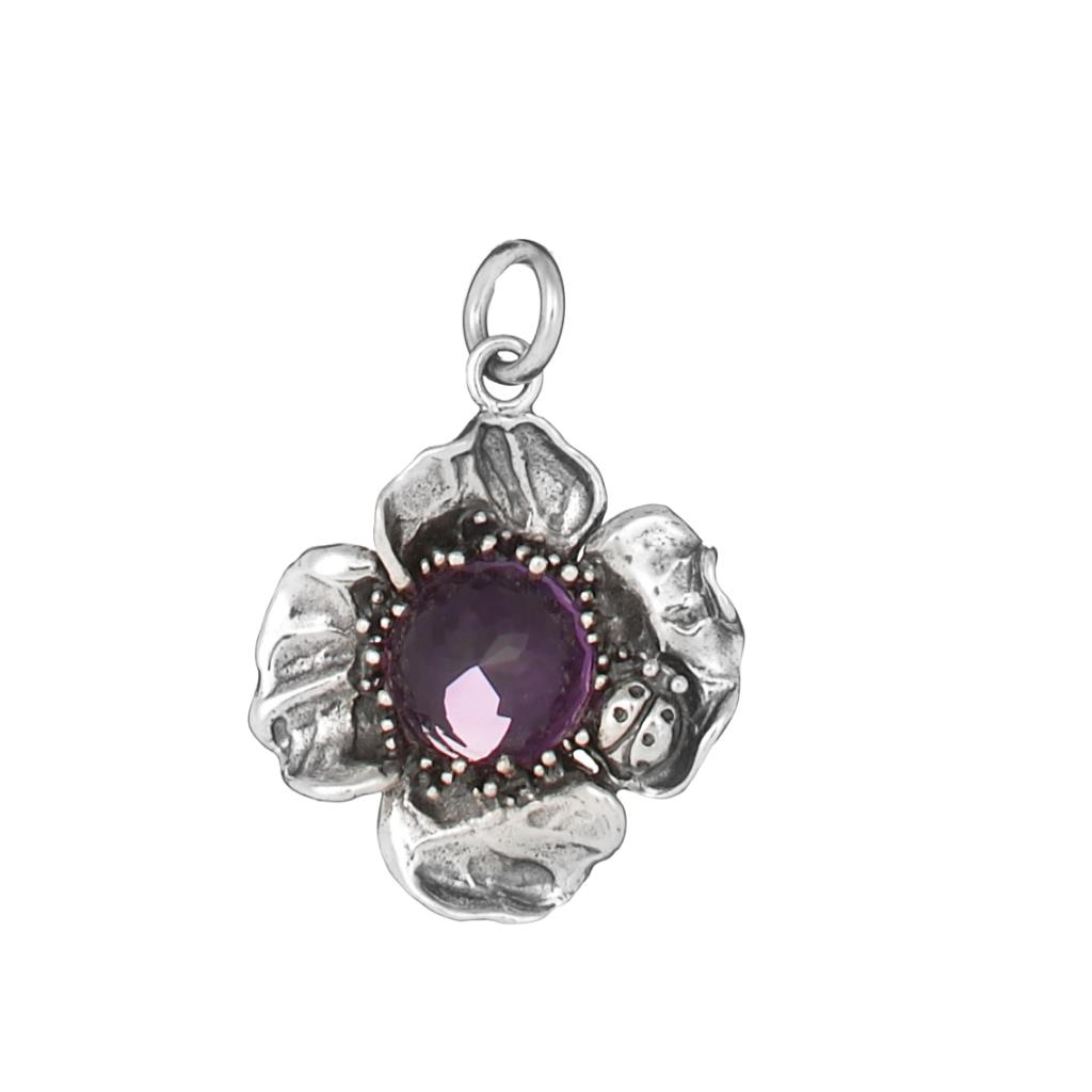 GIOVANNI RASPINI - CHARM ROSA INGLESE CABOCHON - GIOVANNI RASPINI