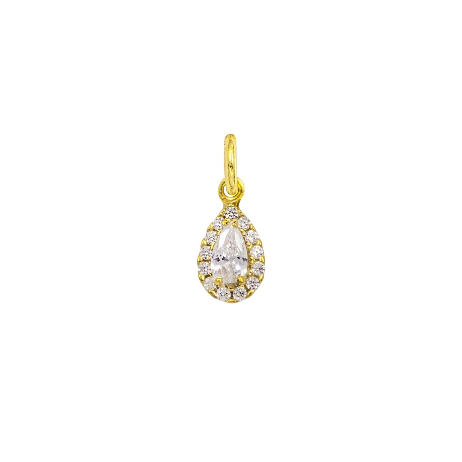 Charm Luce in Oro 9 Kt e Zirconi  Ref. A0171G9 - FACCO