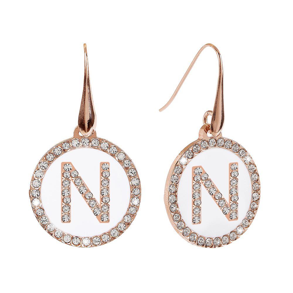 Orecchini Dvccio - Lettera N collezione My Letters Ref. ZXIMO1046/2C/W-H - DUCCIO