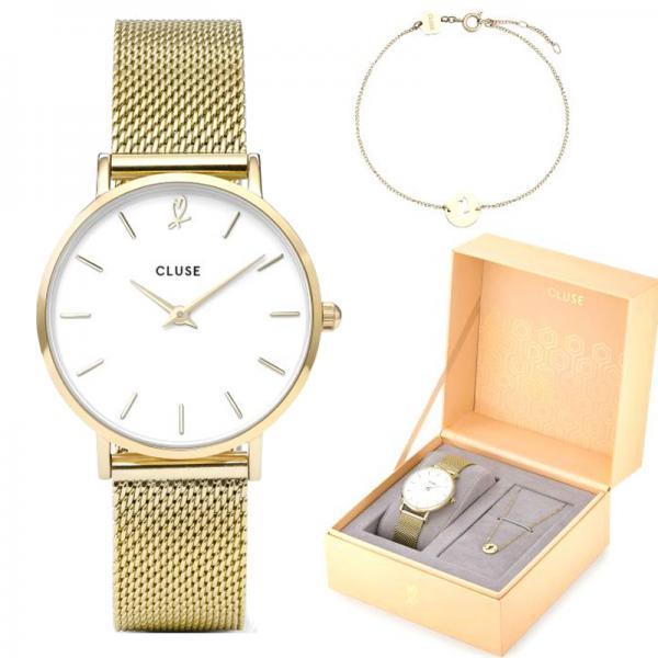 Set Cluse - Orologio + Bracciale Minuit Ref. CLUCLG012 - CLUSE