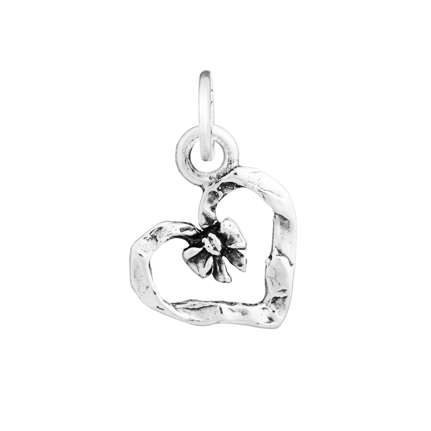 Giovanni Raspini - Charm Cuore Fiocco piccolo Ref. 12725 - GIOVANNI RASPINI
