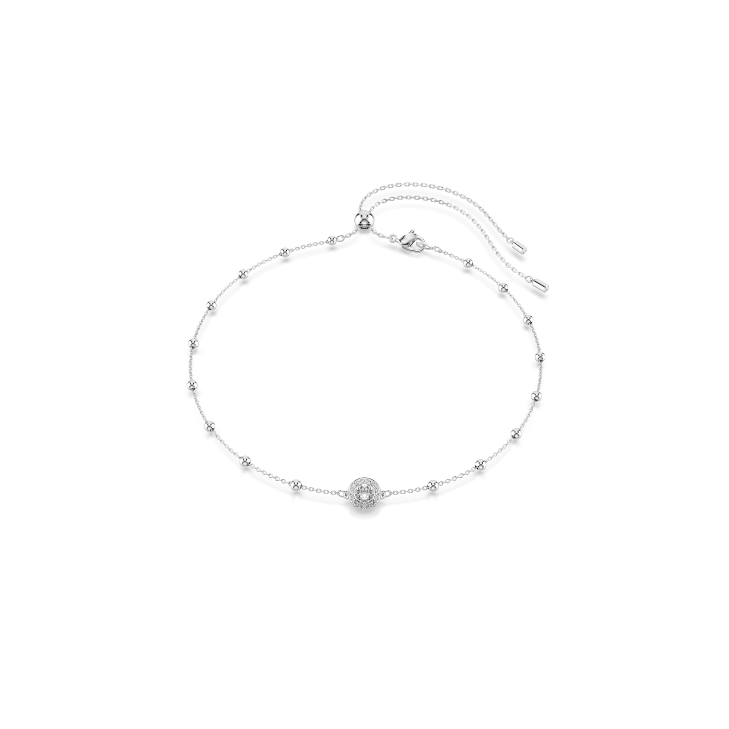 Swarovski - Pendente Una Angelic, Taglio Round, Motivi a doppia faccia, Bianco, Placcato rodio Ref. 5733116 - SWAROVSKI