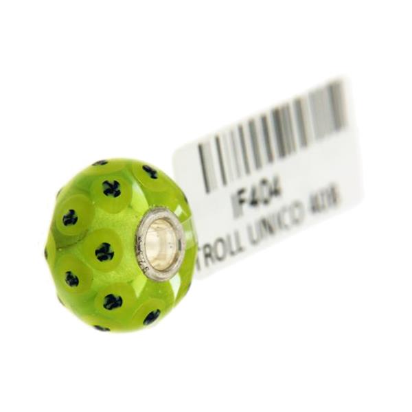 Trollbeads Unico in Vetro - OOAK Original Trollbeads Verde Rif. UNICO 40B - TROLLBEADS