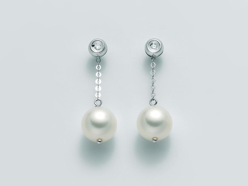 ORECCHINI MILUNA - PARURE PERLE Ref. PER2234 - MILUNA