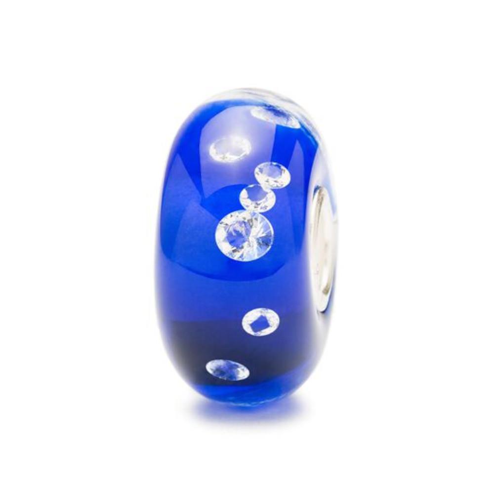 Trollbeads Bead in Vetro - Diamante Blu Universale Ref. TGLBE-00041 - TROLLBEADS