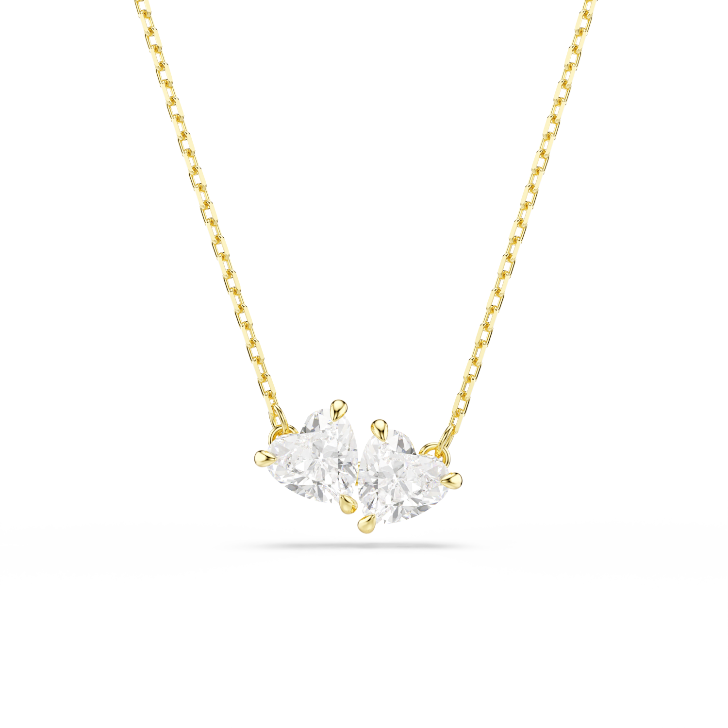 Swarovski - Collana Mesmera, Cuore, Bianca, Placcato color oro Ref. 5733475 - SWAROVSKI