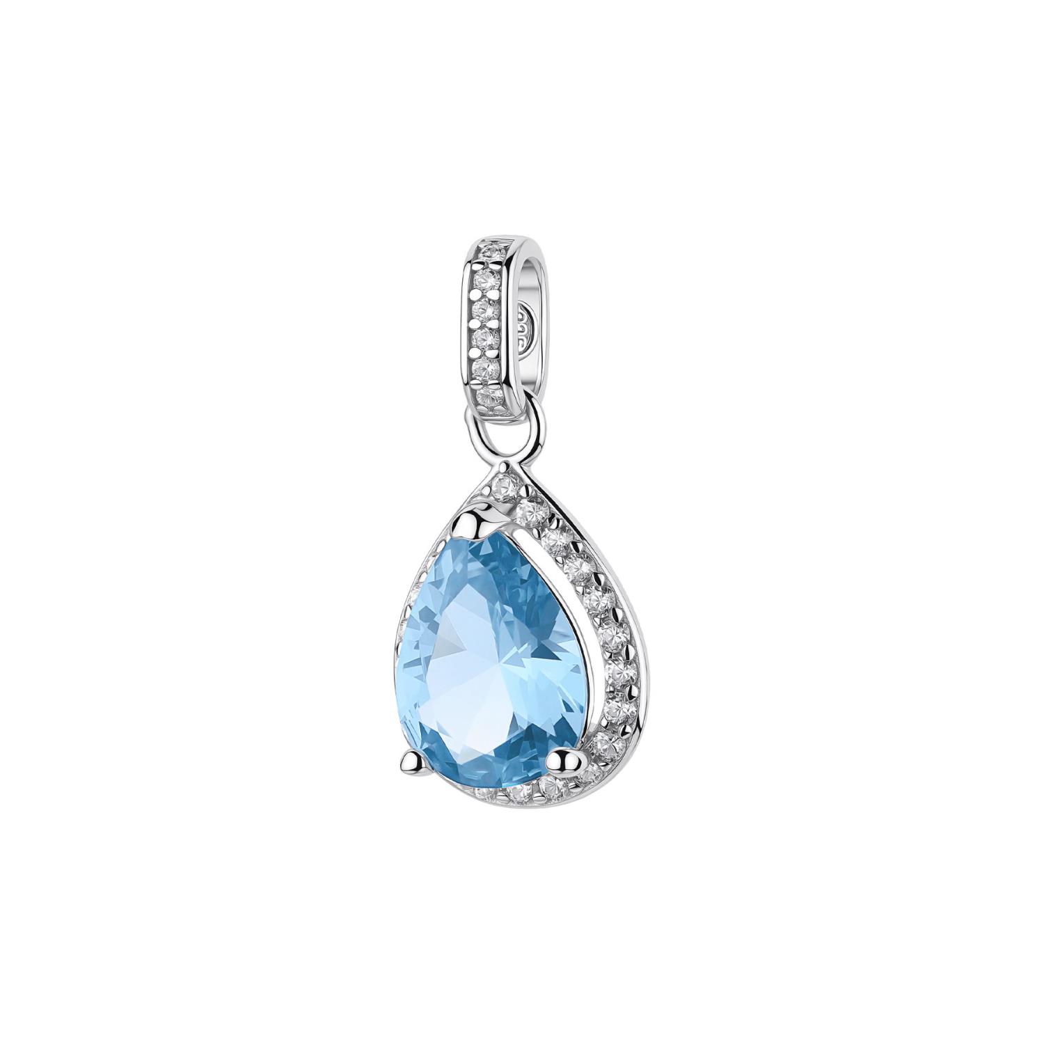 Brosway - Pendente FANCY in argento 925/1000 rodiato,  cubic zirconia light spinel forma pear Ref. FCL131 - BROSWAY