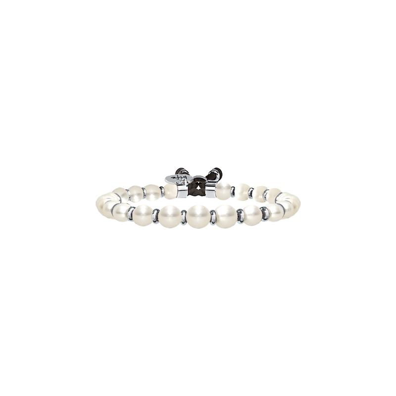 Gioielli Kidult - Bracciale perla coltivata e acciaio 316L Ref. 731423 - KIDULT