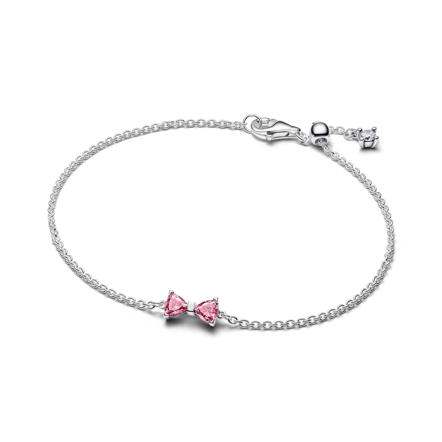 Pandora - Bracciale Fiocco Luminoso Rosa Ref. 594234C01-18 - PANDORA