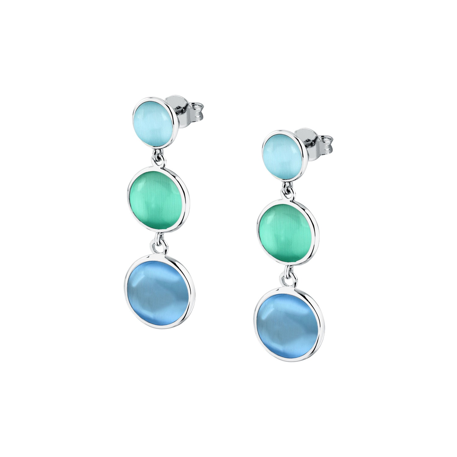 Orecchini Morellato Venezia in argento 925, con pietre cat eye - SAZM08 - MORELLATO