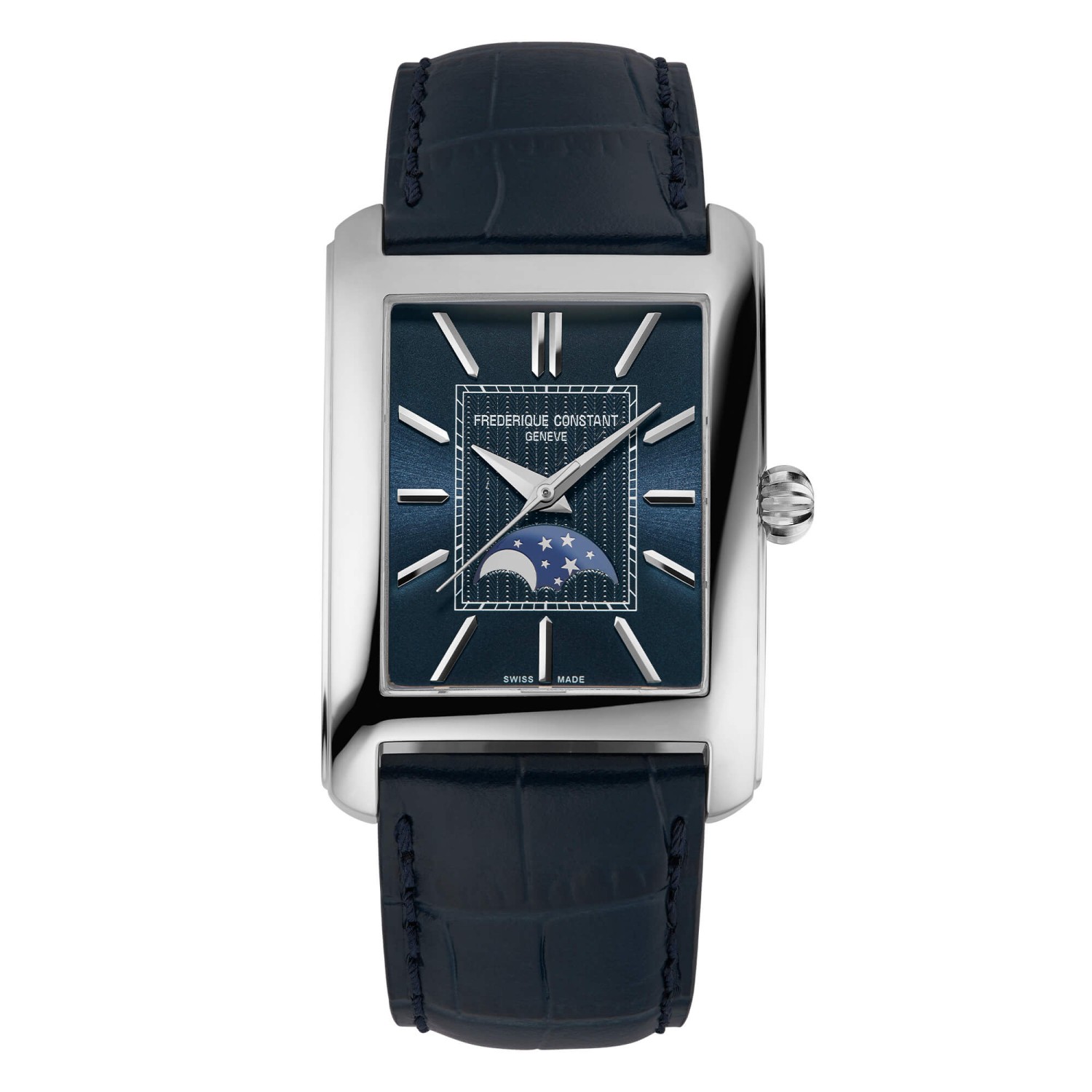 Orologio Frederique Constant Uomo Carree Moonphase Automatic Ref. FC-333N4C6 - FREDERIQUE CONSTANT