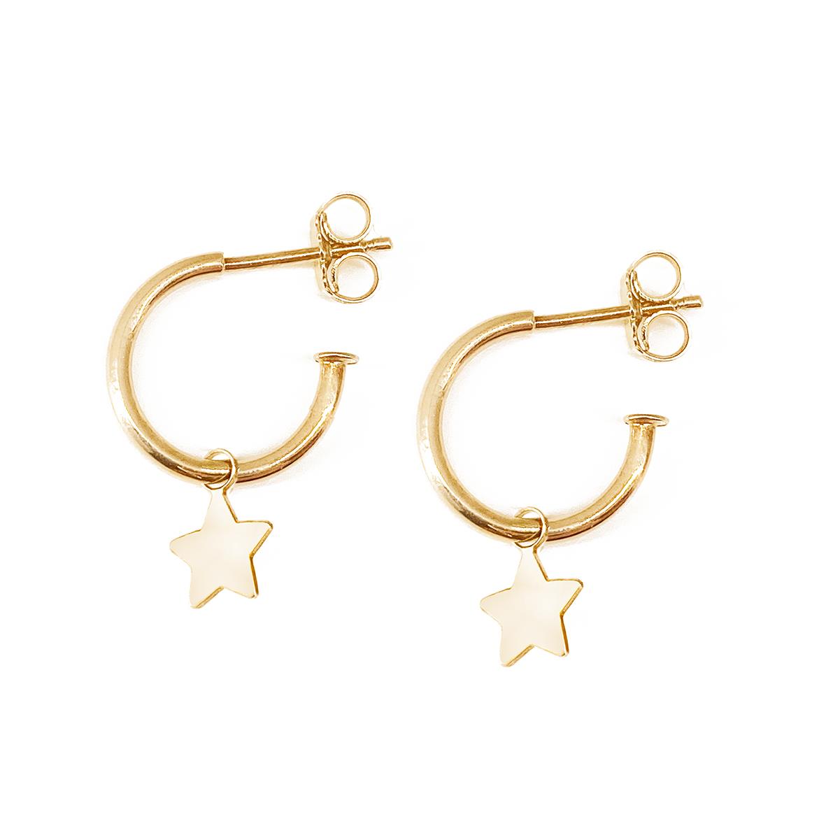 Orecchini in Oro Giallo Simbolo Stella Ref. 765037 - FACCO