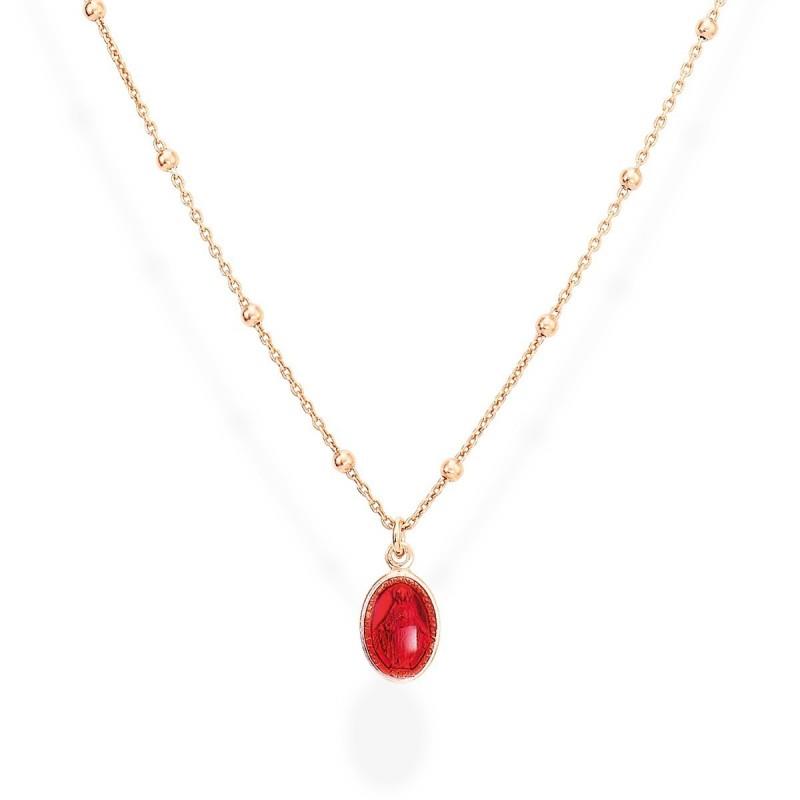 Collana Amen - Argento e smalto rosso Ref. CLMSRR3 - AMEN