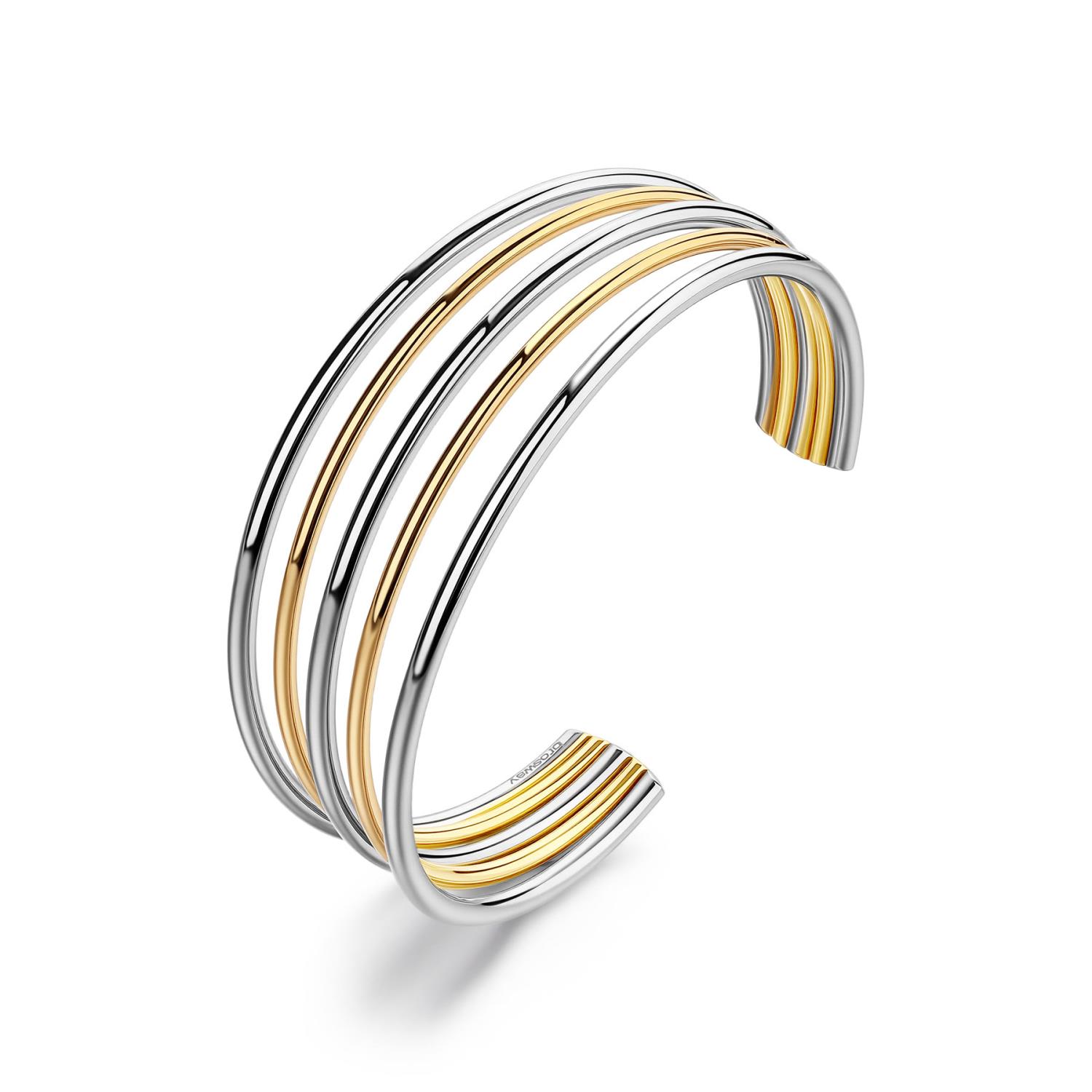 Brosway - Bracciale rigido AURA in acciaio 316L, finitura pvd colore oro Ref. BAU14B - BROSWAY