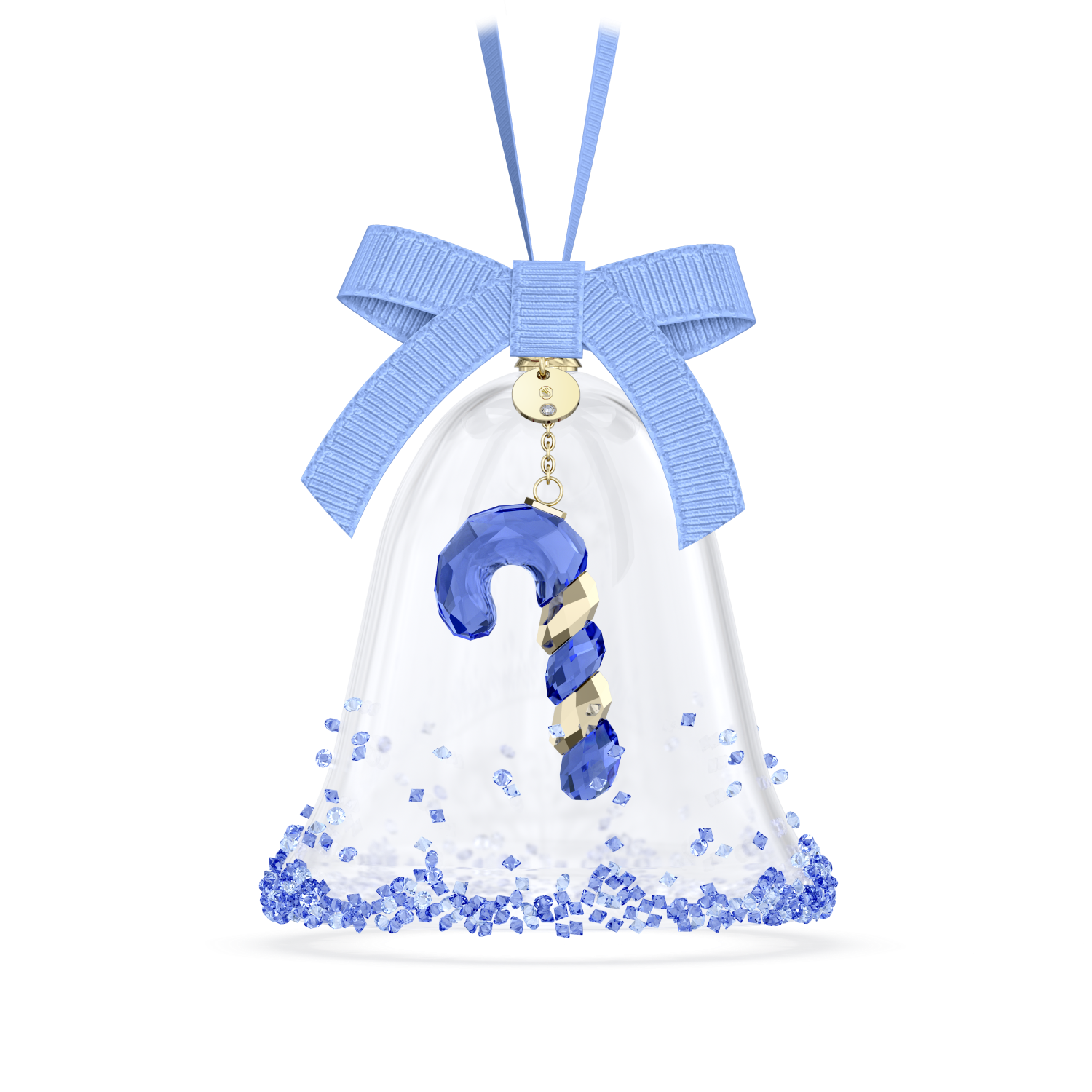 Swarovski - Holiday Cheers Dulcis Decorazione Campanella, Blu Ref. 5688314 - SWAROVSKI