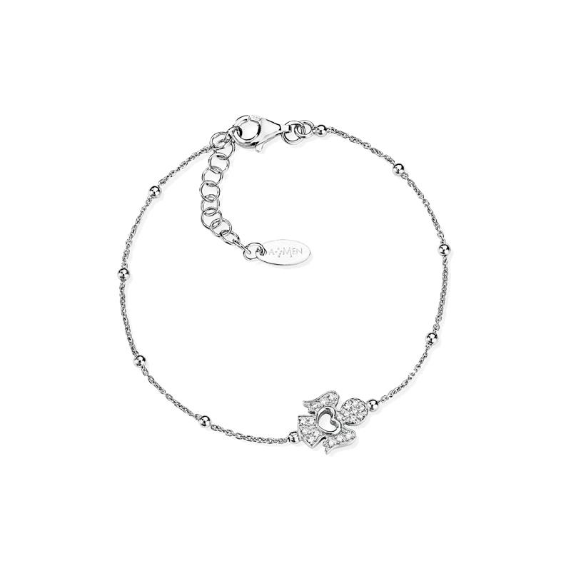 Bracciale Amen - Argento con cristalli Ref. BRAHB - AMEN