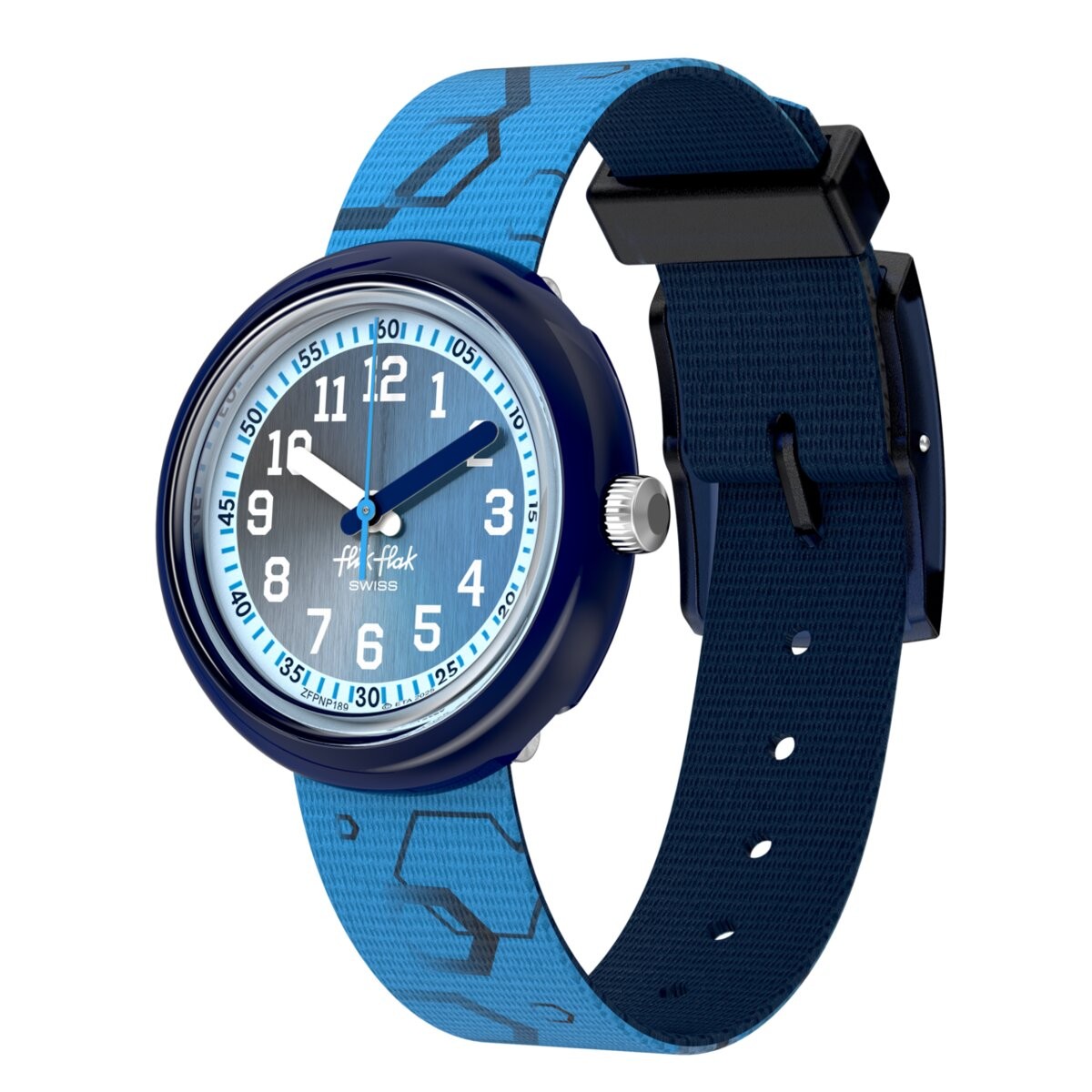 Orologio Flik Flak QUENCH IN BLUE set con borraccia SIGG FPNP189 - FLIK FLAK