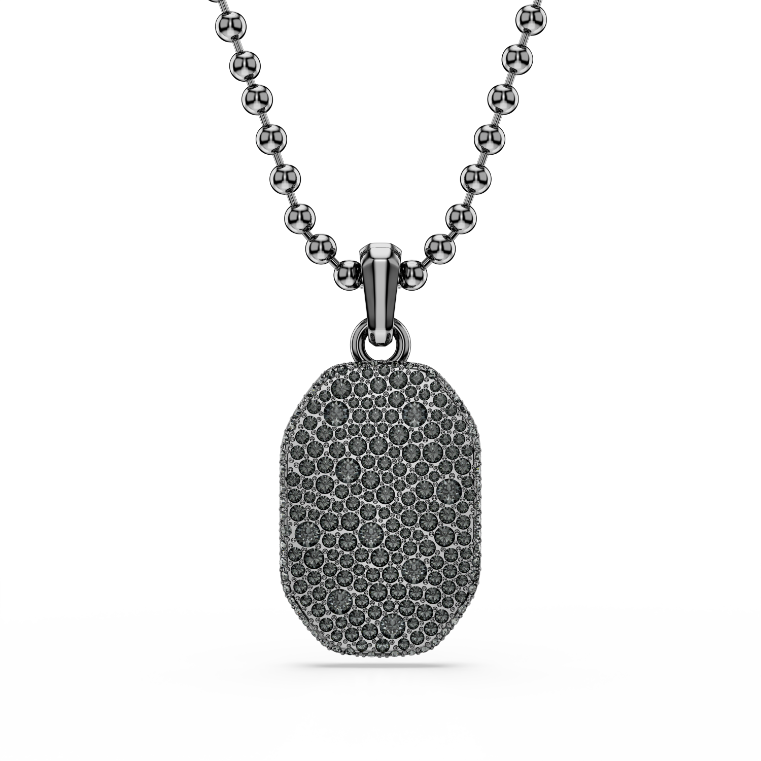 Swarovski - Pendente Dextera, Forma ottagonale, Taglio Round, Nero, Placcato rutenio Ref. 5724595 - SWAROVSKI