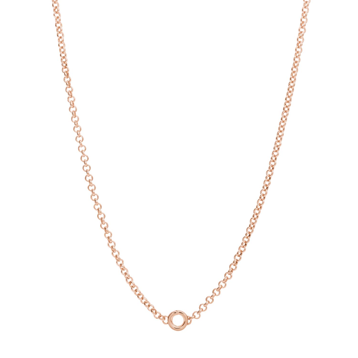 Rosato - Collana STORIE argento 925/1000 galvanica rosa 380 mm Ref. RZC004 - ROSATO