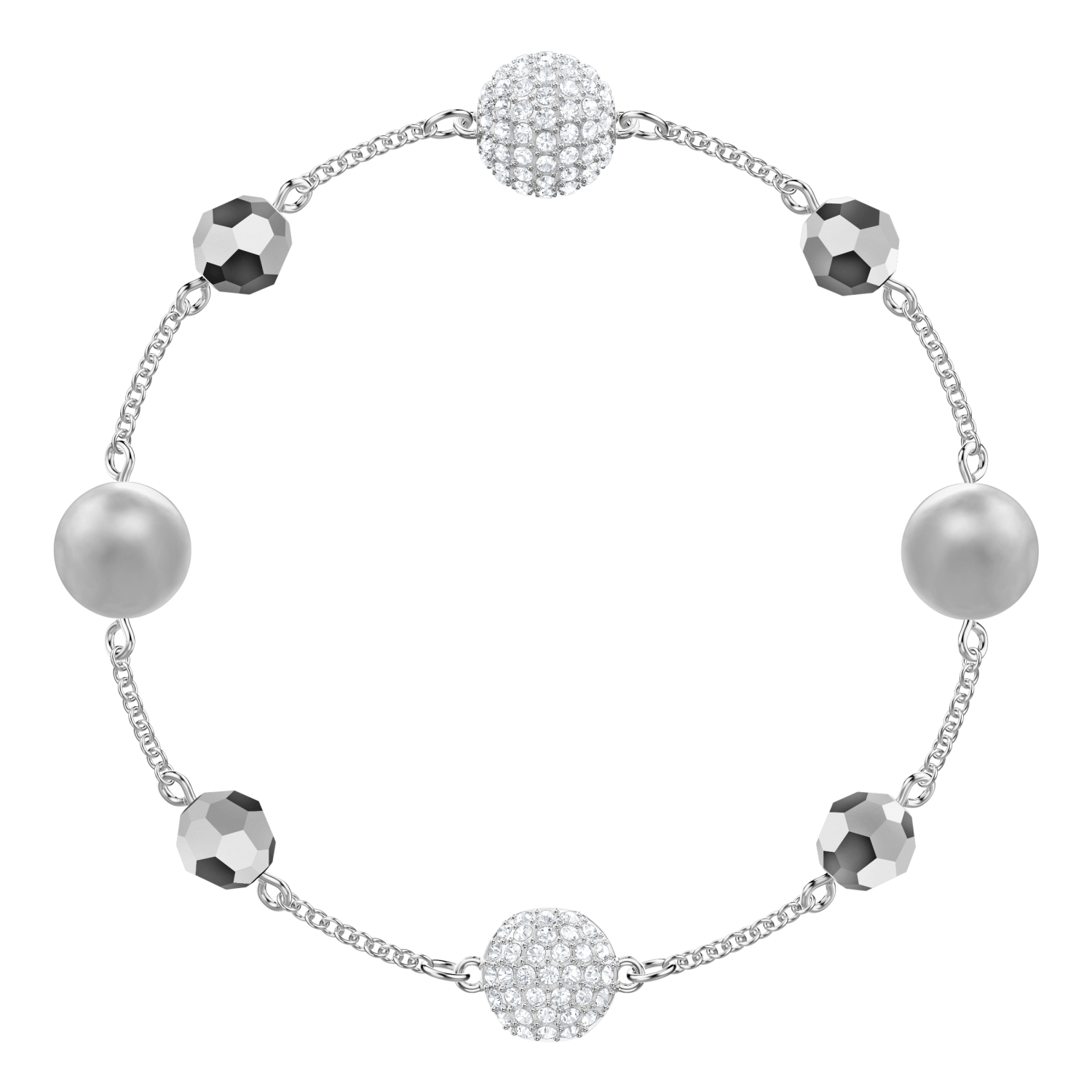 Swarovski - Swarovski Remix Collection Strand, multicolore, Placcatura rodio Ref. 5451039 - SWAROVSKI