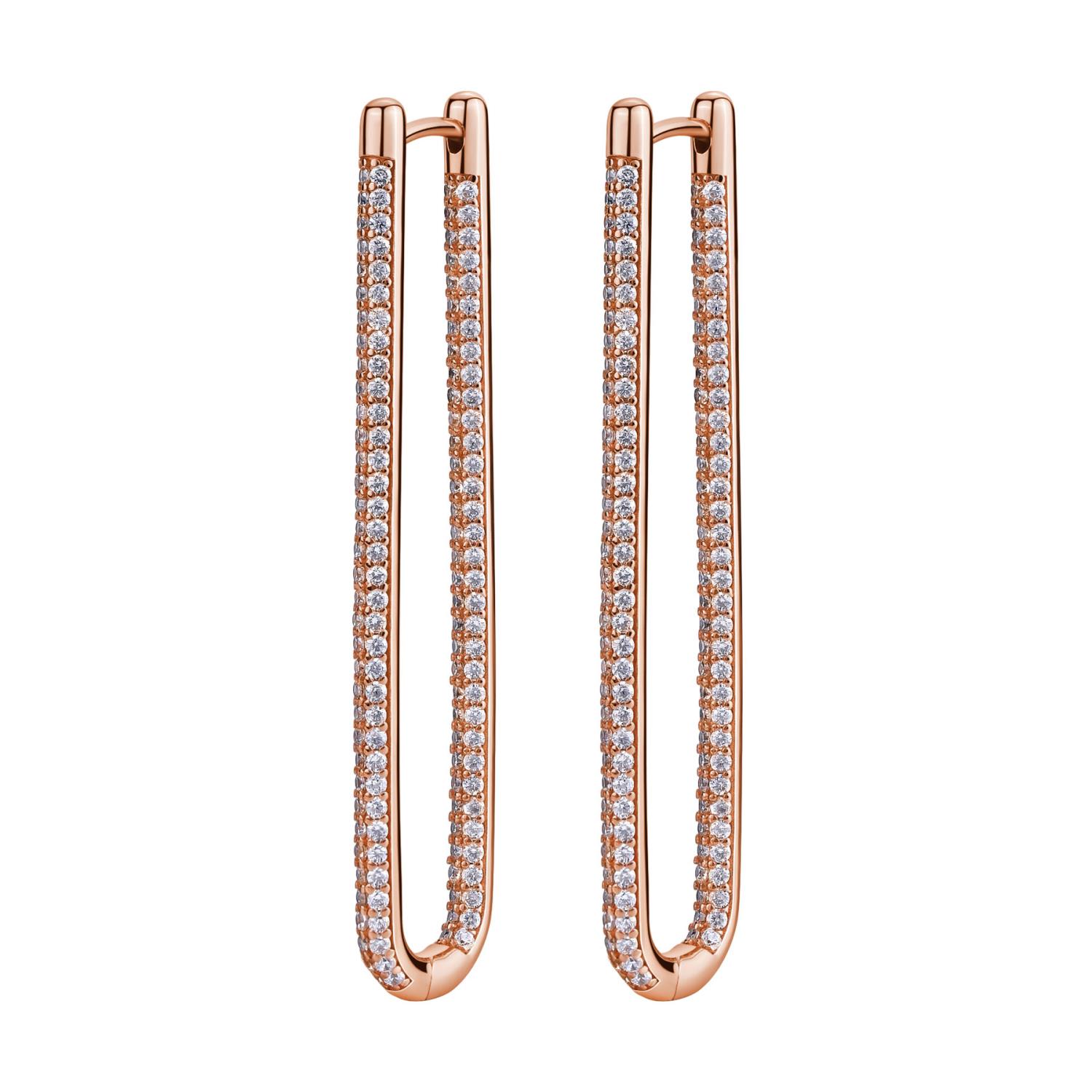 Orecchini Pendenti Rosato - Bianca Ref. RZBI30 - ROSATO