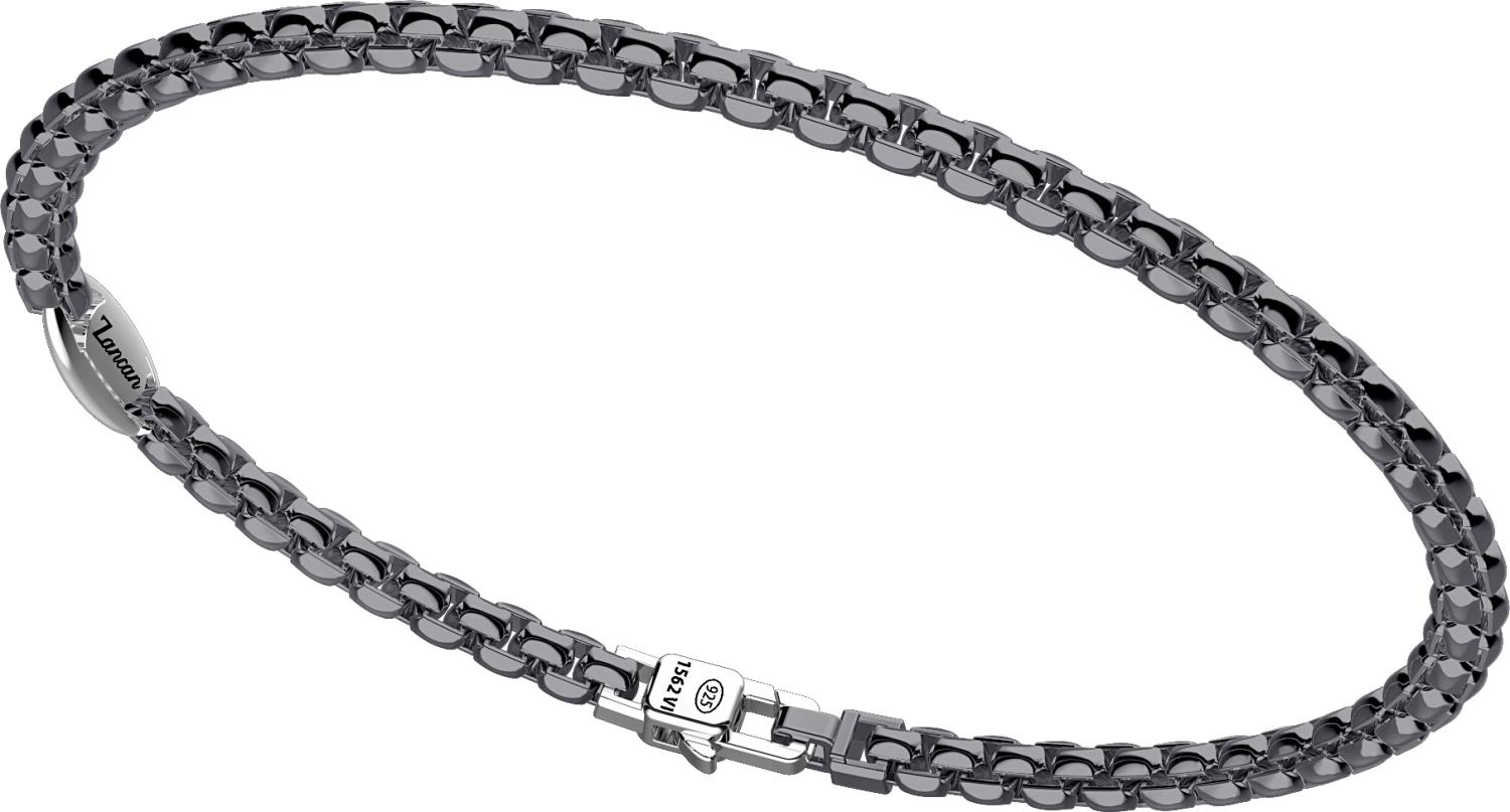 Bracciale Zancan da uomo in Argento Ref. EXB961-N - ZANCAN