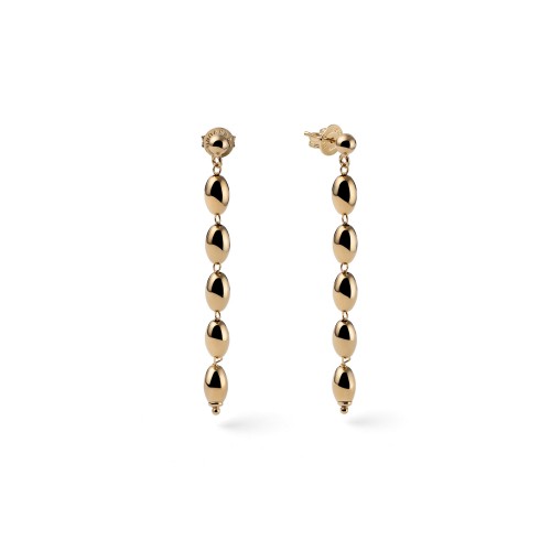 UNOAERRE - Orecchini lunghi Boule dorati Argento Ref. 6712 - UNOAERRE