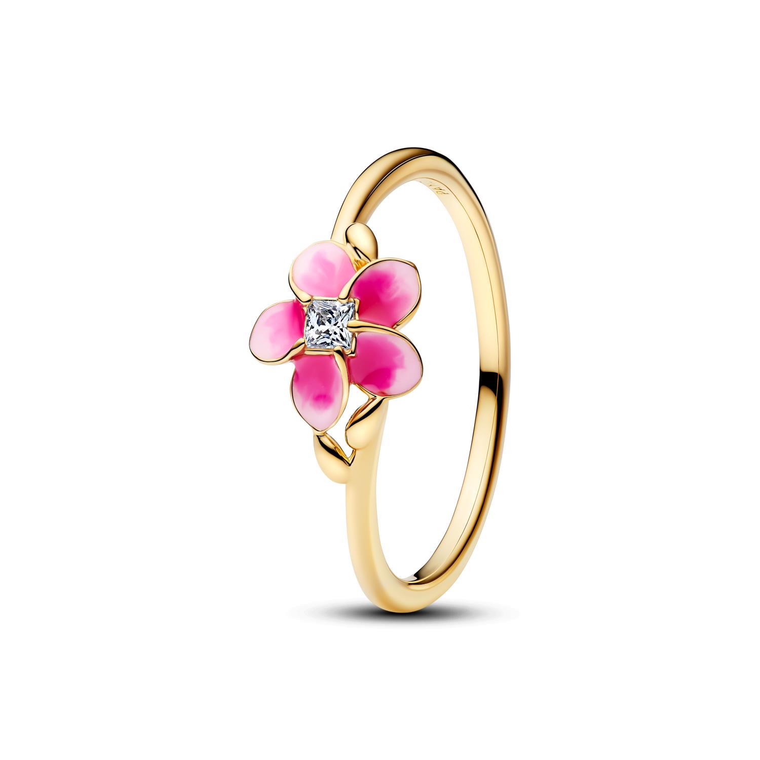 Pandora - Anello Principesse Disney, Vaiana, Anello Fiore Ref. 163844C01-52 - PANDORA